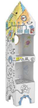 Monumi - Maison 3D XXL à monter et colorier "House like Rocket" - flash vidéo