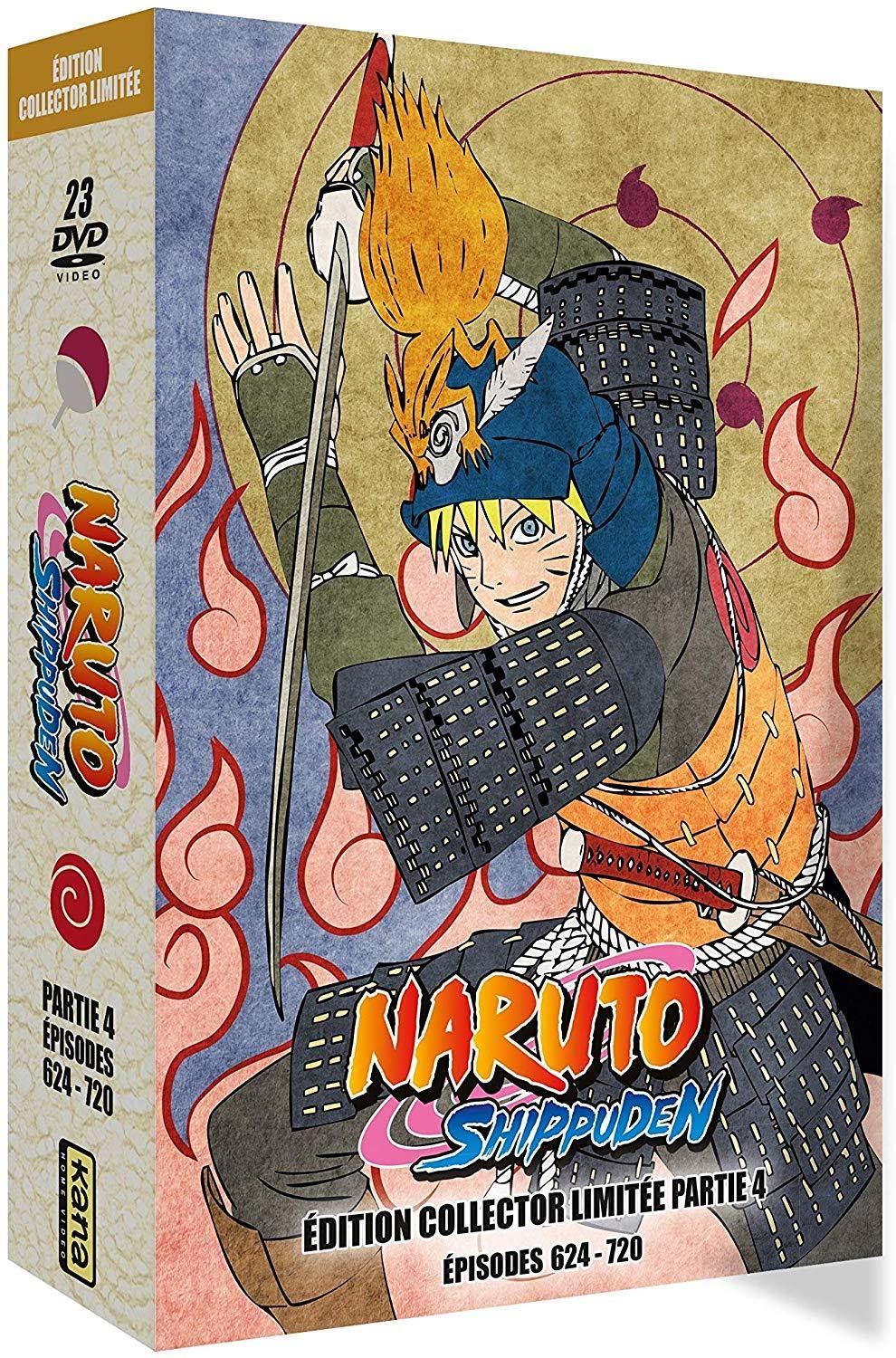 Coffret Naruto Shippuden, Vol. 4, épisodes 624 à 720 [DVD] - flash vidéo