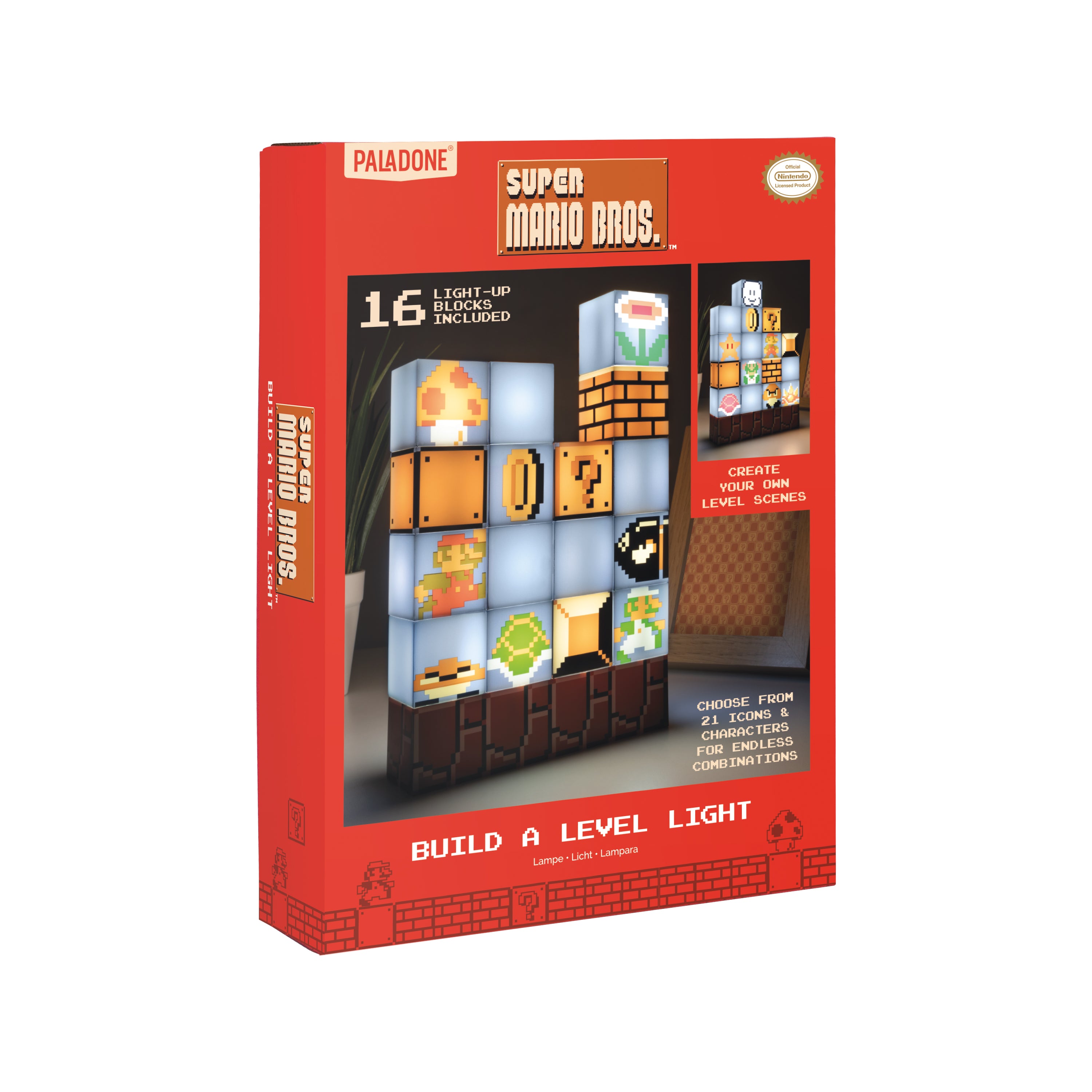 Super Mario Bros. - Lampe Construit un niveau - flash vidéo