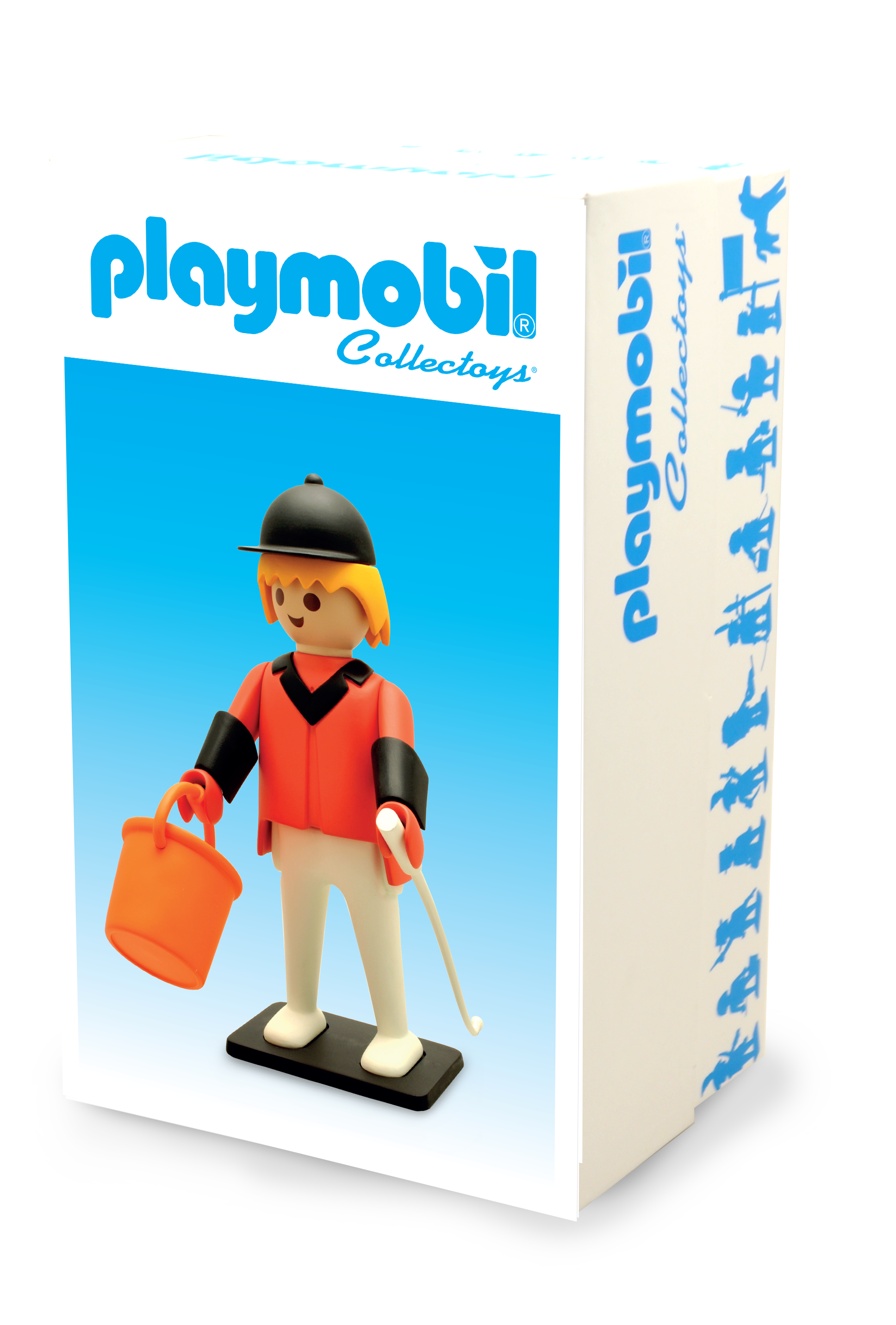 Plastoy - Playmobil vintage de collection : Le cavalier de concours d'obstacles
