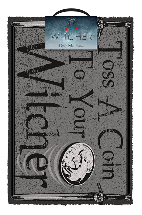 The Witcher - Tapis de porte "Toss A Coin To Your Witcher" - flash vidéo