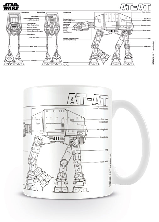 Star Wars - AT-AT Sketch Coffee Mug 315ml