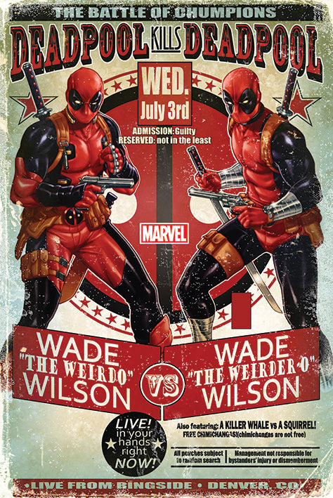 Marvel - Deadpool Wade vs Wade Maxi Poster - flash vidéo
