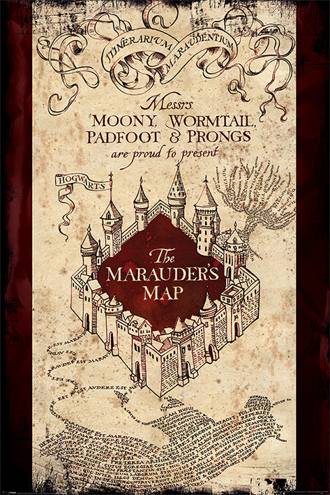 Harry Potter - La Carte du Maraudeur Maxi Poster