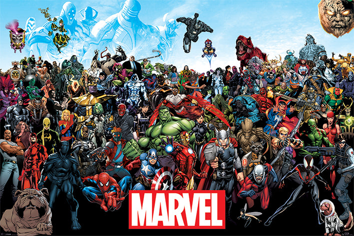 Marvel - Univers Maxi Poster - flash vidéo