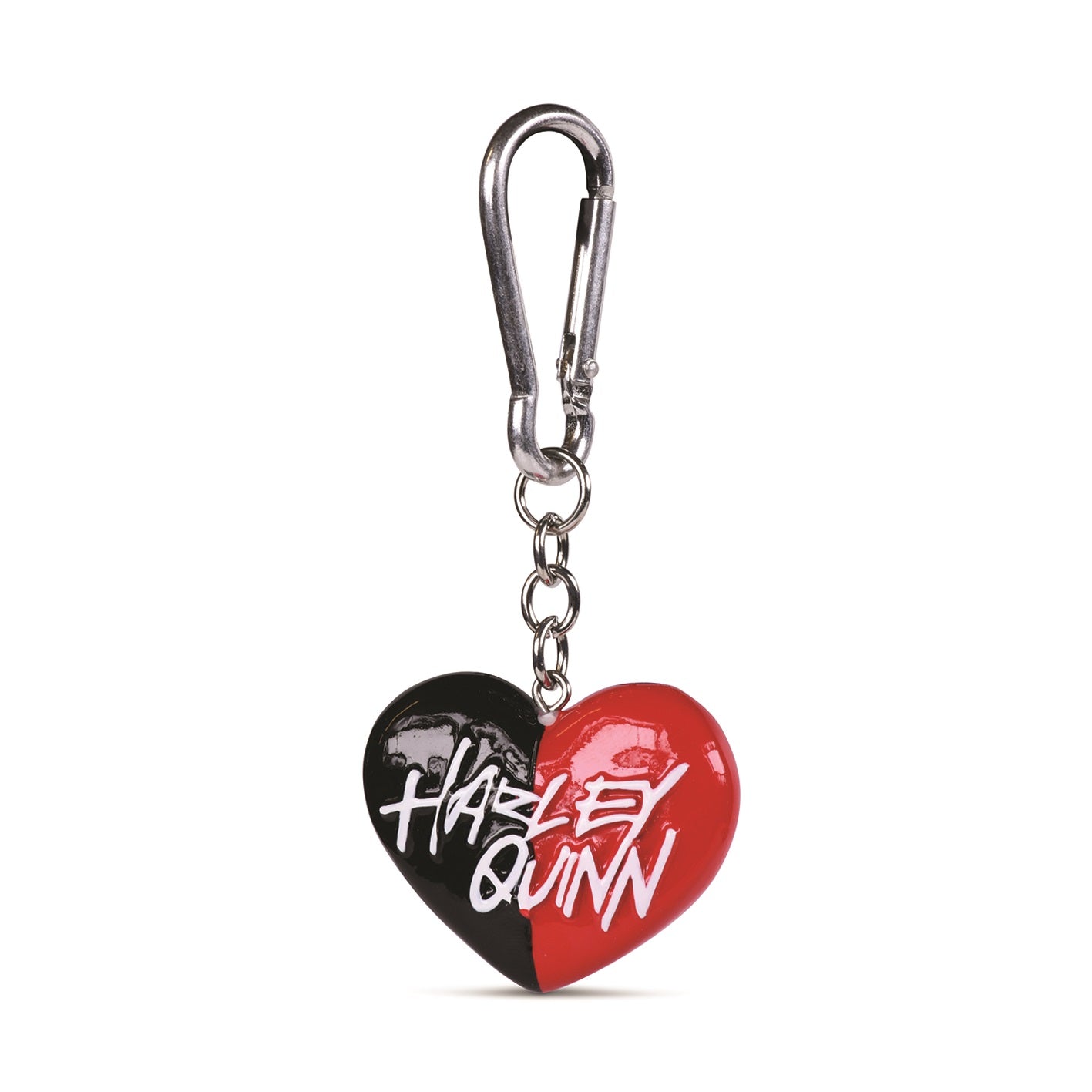 DC Comics - Porte-clés 3D Harley Quinn en forme de coeur