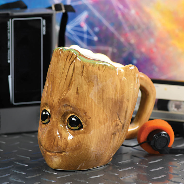 Guardiens de la Galaxy - Bébé Groot Coffee Mug 450ml - flash vidéo
