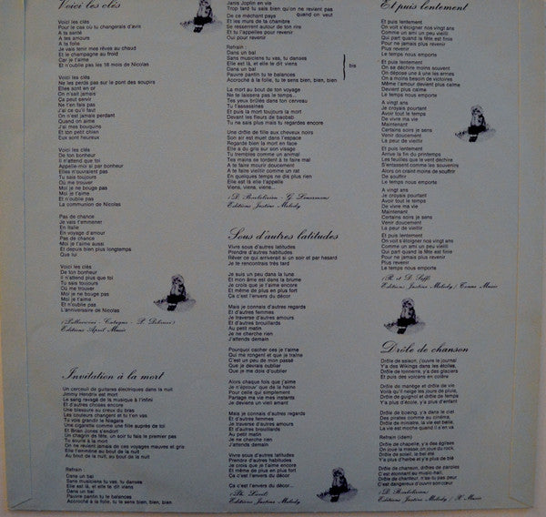 Gérard Lenorman – Drôles De Chansons [Vinyle 33Tours] - flash vidéo