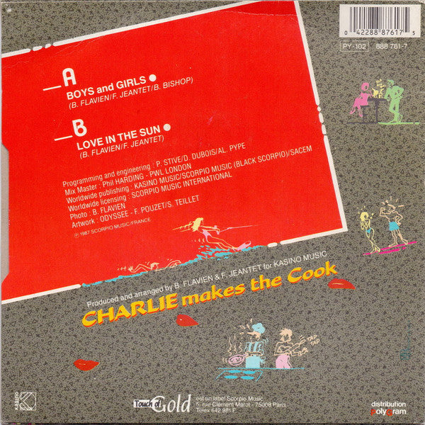 Charlie Makes The Cook- Boys And Girls [Vinyle 45 Tours]