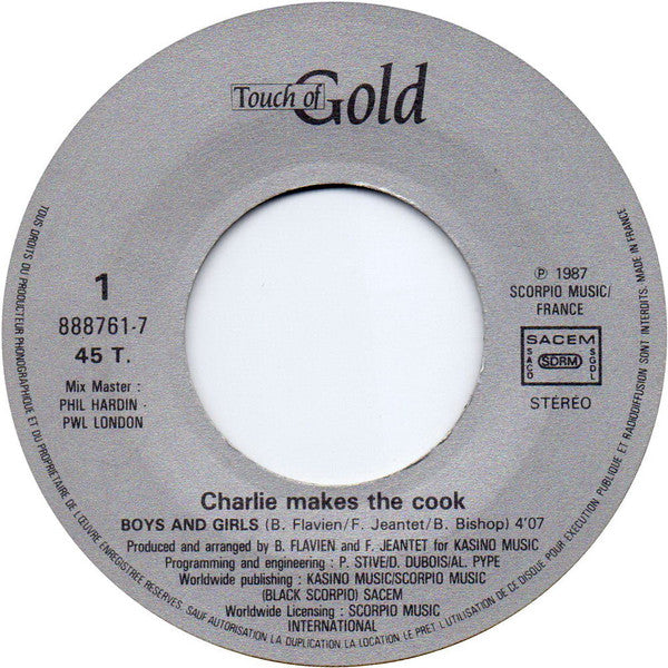 Charlie Makes The Cook- Boys And Girls [Vinyle 45 Tours] - flash vidéo