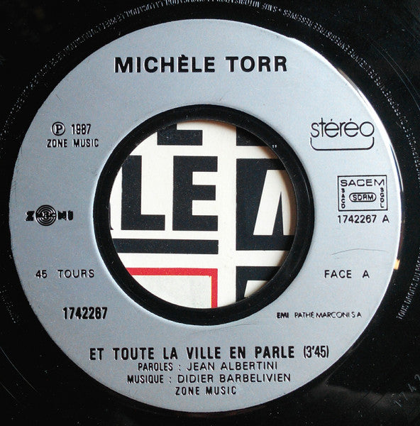 Michèle Torr – Et Toute La Ville En Parle [Vinyle 45 Tours] - flash vidéo