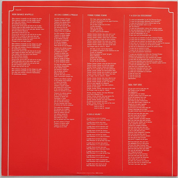 Serge Lama – Enfadolescence [Vinyle 33Tours] - flash vidéo