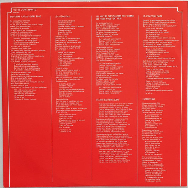 Serge Lama – Enfadolescence [Vinyle 33Tours] - flash vidéo