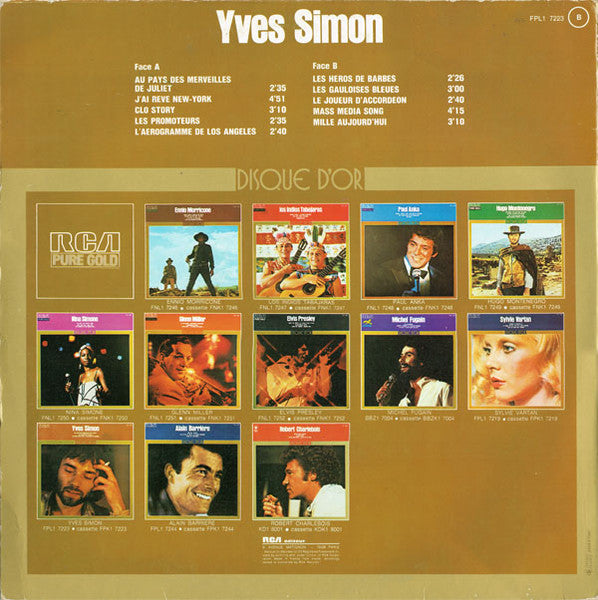 Yves Simon – Disque D'Or [Vinyle 33Tours] - flash vidéo