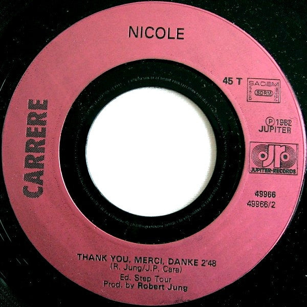 Nicole – La Paix Sur Terre [Vinyle 45Tours] - flash vidéo