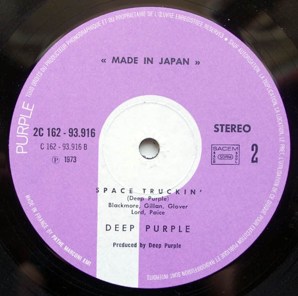 Deep Purple – Made In Japan [Vinyle 33Tours] - flash vidéo