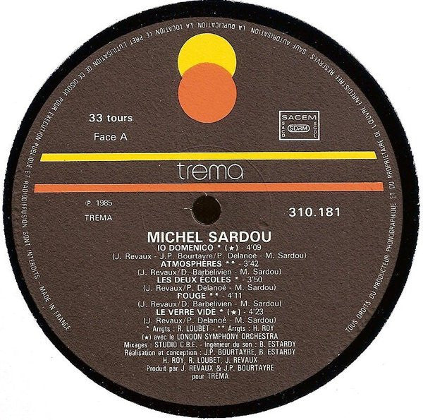 Sardou – Io Domenico [Vinyle 33Tours] - flash vidéo