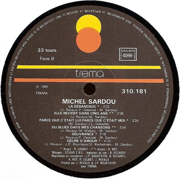 Sardou – Io Domenico [Vinyle 33Tours] - flash vidéo