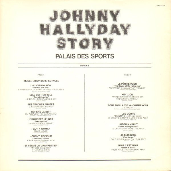Johnny Hallyday – Johnny Hallyday Story (Palais Des Sports) [Vinyle 33Tours] - flash vidéo