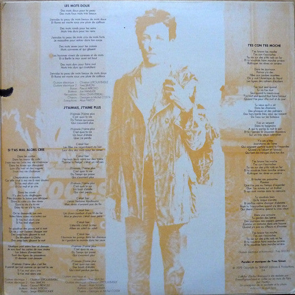 Yves Simon -Demain je t'aime [Vinyle 33Tours] - flash vidéo