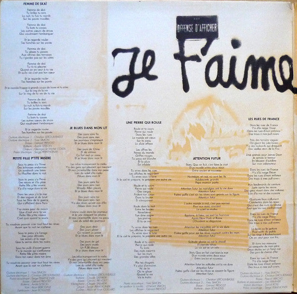 Yves Simon -Demain je t'aime [Vinyle 33Tours] - flash vidéo