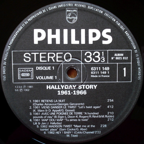 Johnny Hallyday – Hallyday Story 1961 - 1966 [Vinyle 33Tours] - flash vidéo