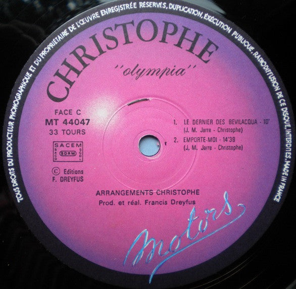 Christophe – Olympia [Vinyle 33Tours] - flash vidéo