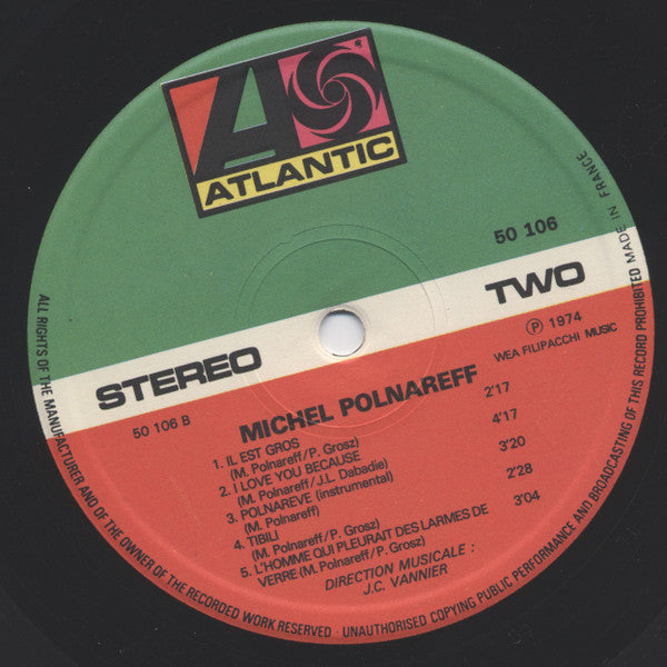 Michel Polnareff – Michel Polnareff [Vinyle 33Tours] - flash vidéo