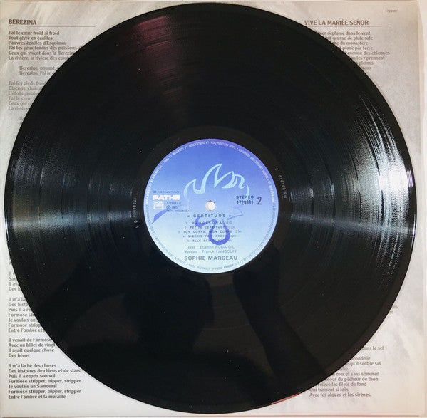 Sophie Marceau –Certitude [Vinyle 33Tours] - flash vidéo