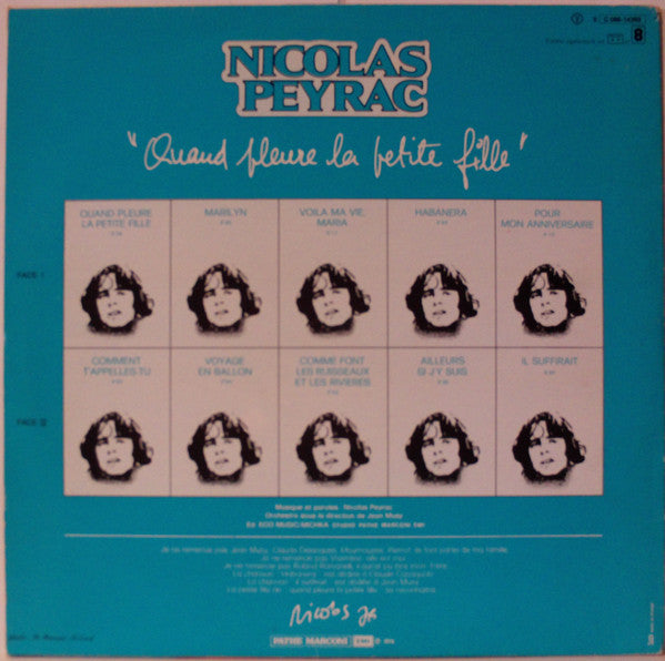 Nicolas Peyrac – Quand Pleure La Petite Fille [Vinyle 33Tours]