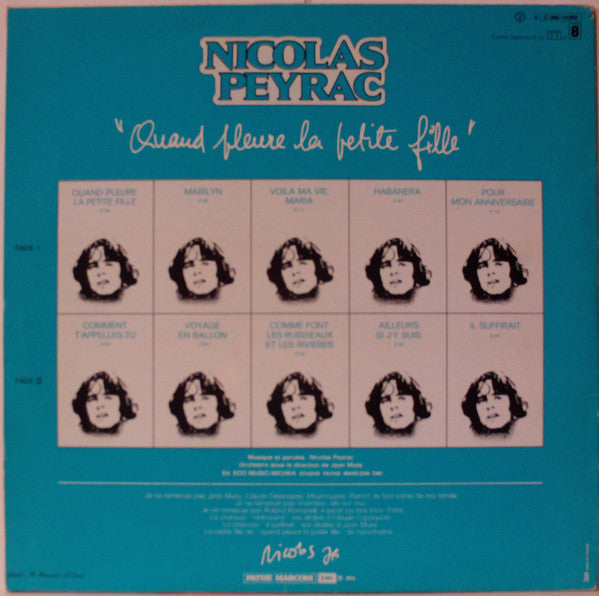 Nicolas Peyrac – Quand Pleure La Petite Fille [Vinyle 33Tours] - flash vidéo