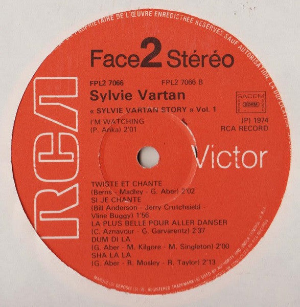 Sylvie Vartan –Histoire de Sylvie Vartan - Vol. 1 [Vinyle 33Tours]