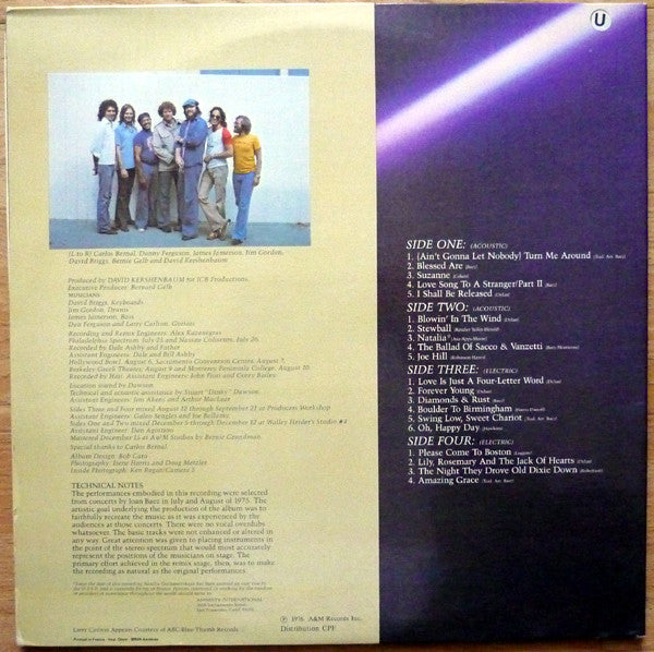 Joan Baez – From Every Stage [Vinyle 33Tours] - flash vidéo