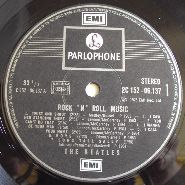 The Beatles – Rock 'N' Roll Music [Vinyle 33Tours] - flash vidéo