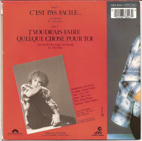 Carol Arnauld – C'est Pas Facile... [Vinyle 45 Tours]