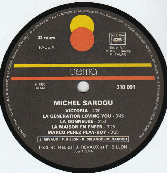Michel Sardou –Victoria [Vinyle 33Tours]