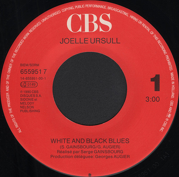 Plus d'images Joelle Ursull* – White And Black Blues [Vinyle 45 Tours] - flash vidéo