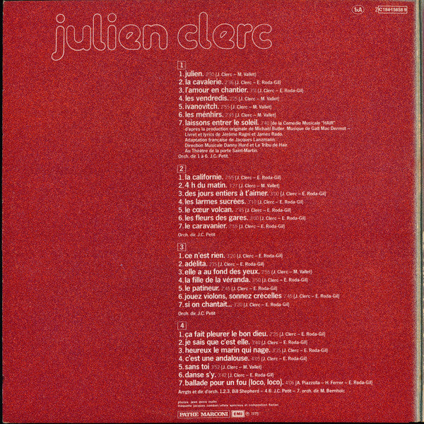 Julien Clerc – Julien Clerc [Vinyle 33Tours]