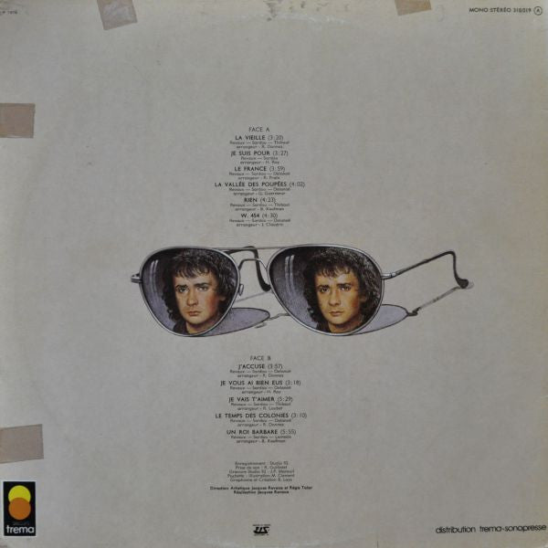 Michel Sardou –Michel Sardou [Vinyle 33Tours] - flash vidéo