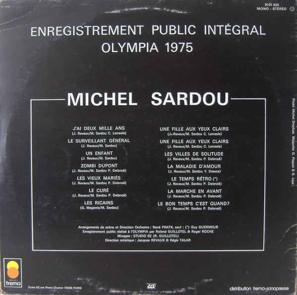 Michel Sardou –Olympia 1975 [Vinyle 33Tours]