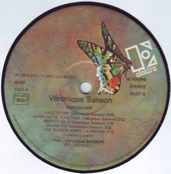 Véronique Sanson –Vancouver [Vinyle 33Tours]
