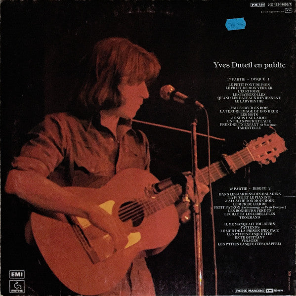 Yves Duteil – En Public [Vinyle 33Tours] - flash vidéo