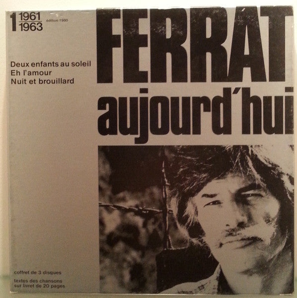Jean Ferrat – Ferrat Aujourd'hui / Coffret N°1 1961-1963 édition 1980 [Vinyle 33Tours] - flash vidéo