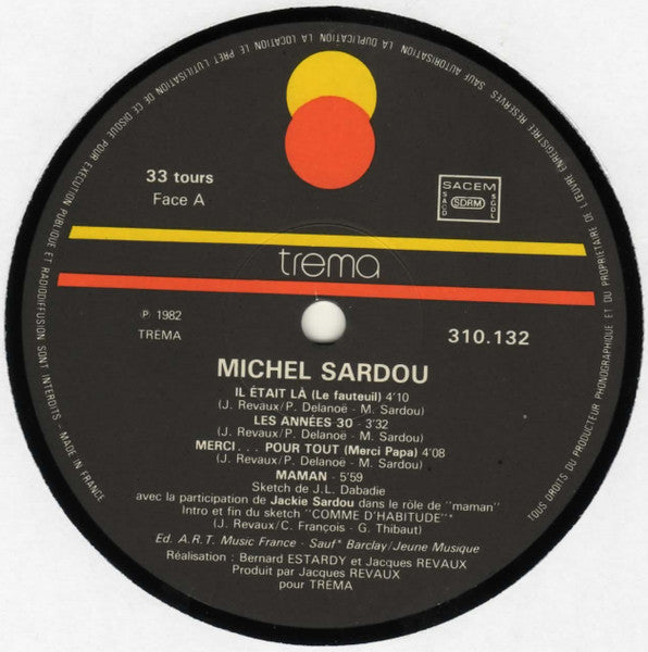 Michel Sardou – Il Était Là [Vinyle 33Tours] - flash vidéo