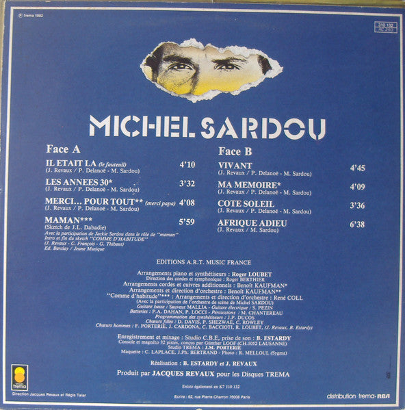 Michel Sardou – Il Était Là [Vinyle 33Tours]
