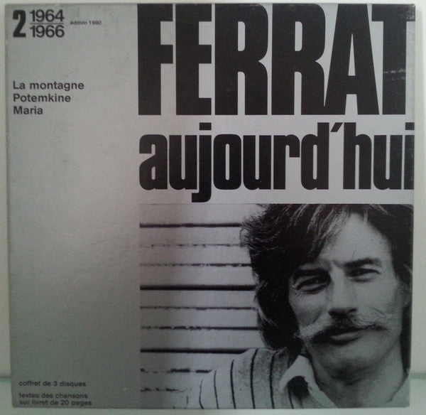 Jean Ferrat – Ferrat Aujourd'hui / Coffret N°2 1964-1966 édition 1980 [Vinyle 33Tours] - flash vidéo