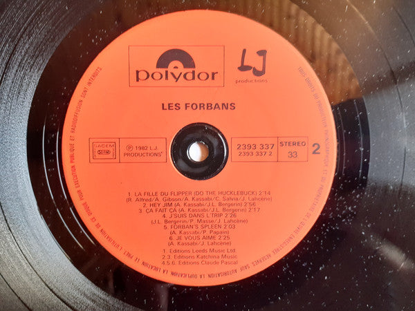 Les Forbans –Chante [Vinyle 33Tours] - flash vidéo