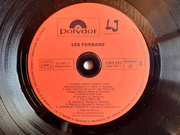 Les Forbans –Chante [Vinyle 33Tours] - flash vidéo