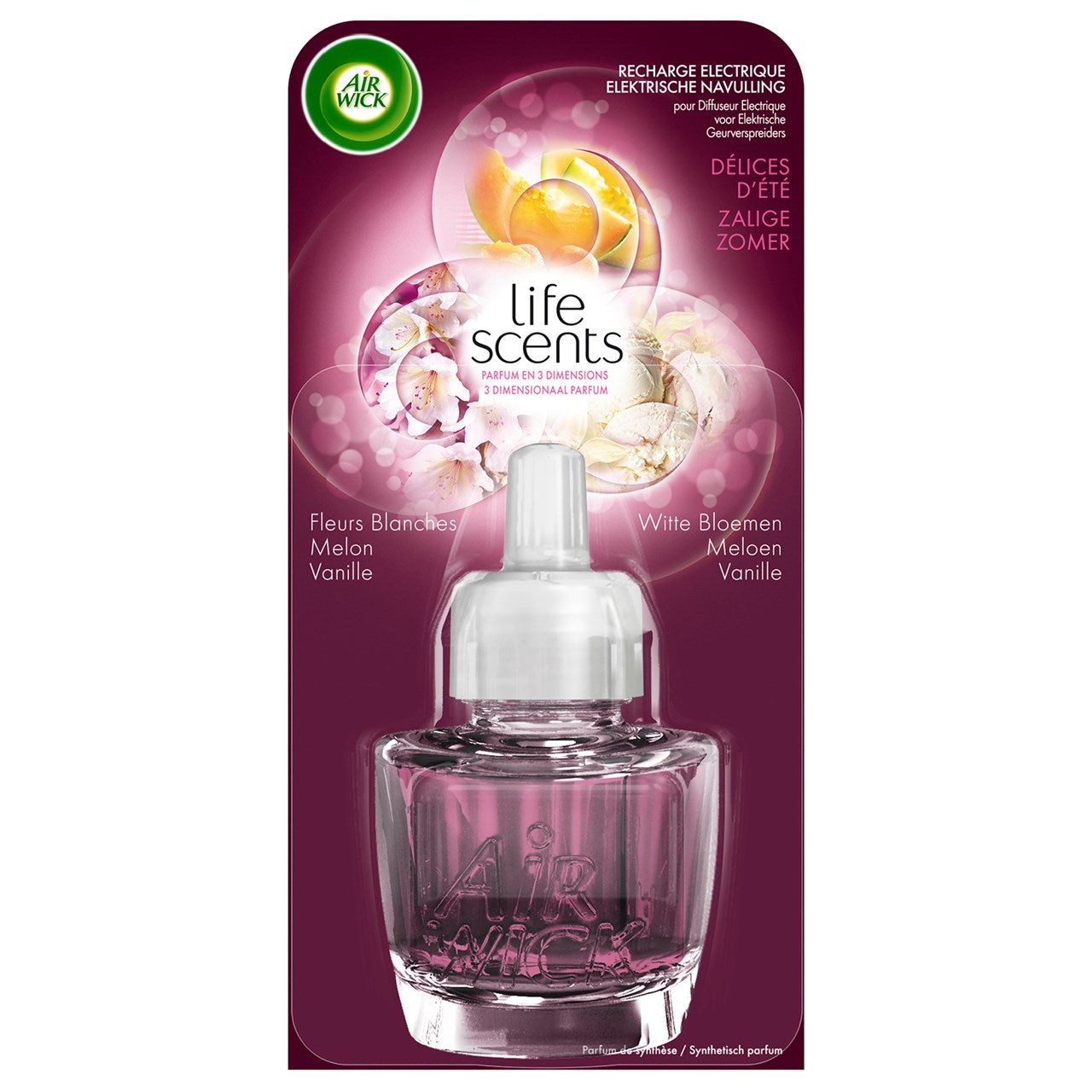 Airwick One-Plug Recharge Electrical Life Scents Délices d'été - flash vidéo