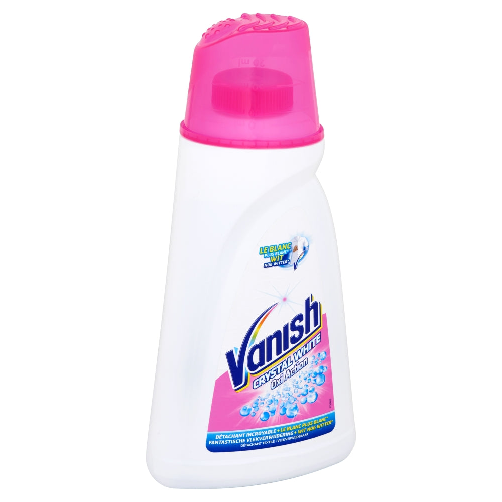 Vanish Oxi Action Gel Treat & Go Crystal White 1l - flash vidéo